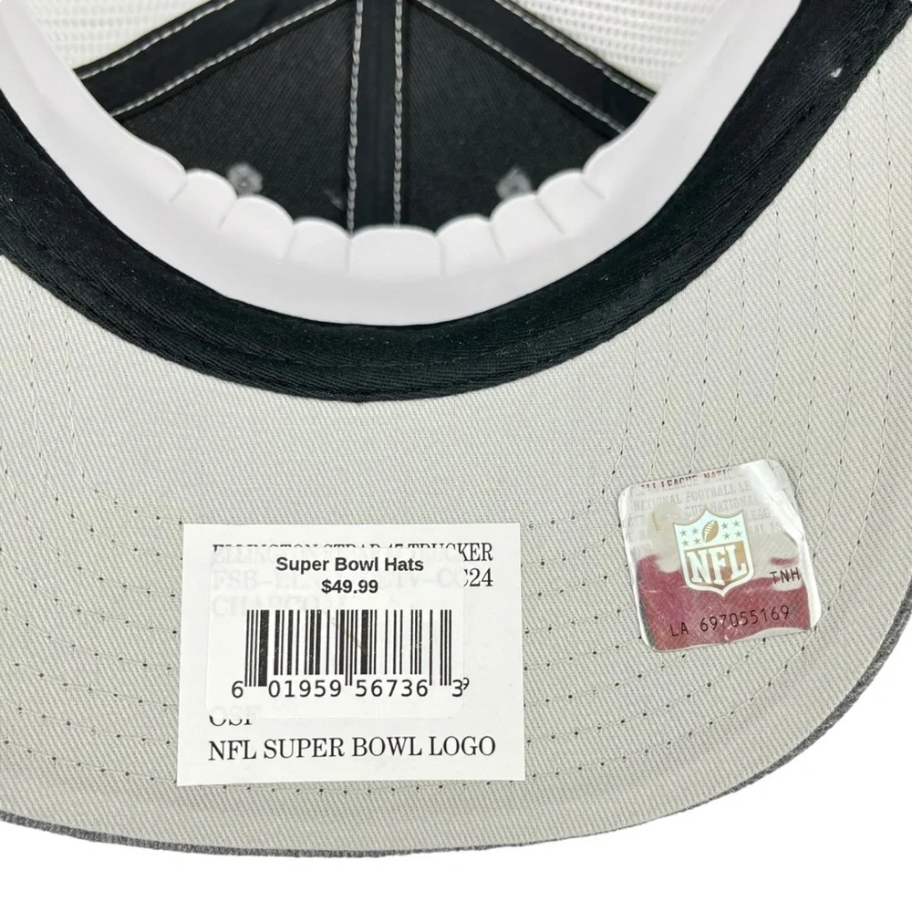 NFL‎ Super Bowl LVIII Trucker Mesh Back Snapback Hat Cap | Adjustable